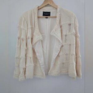 St. John Couture Collection Tweed Long Sleeve Jacket